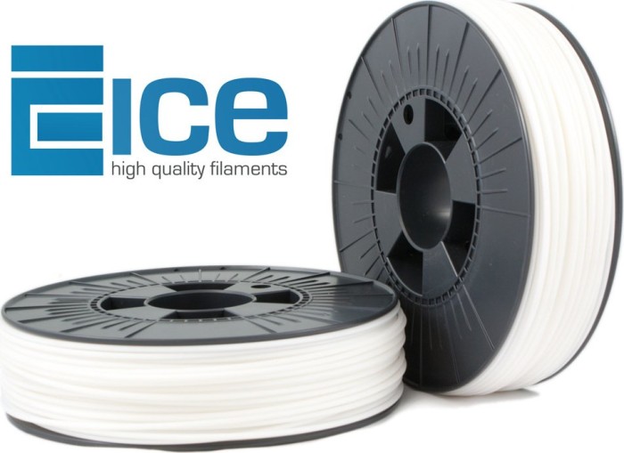 2.85mm 0.75 kg ICE Filaments ICEFIL1ABS024 ABS filament Wondrous White 