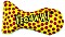 Yeowww! STINKIE SARDINES, Stoffsardine mit Füllung aus Katzenminze, gelb/rot Punkte (63713)