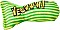 Yeowww! STINKIE SARDINES, Stoffsardine mit Füllung aus Katzenminze, grün/gelb Streifenmuster (63737)