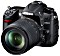 Nikon D7000 czarny z obiektywem AF-S VR DX 18-105mm i AF-S VR 70-300mm (VBA290KG02)