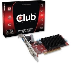 Club 3D Radeon HD 5450, 512MB DDR2, VGA, DVI, HDMI