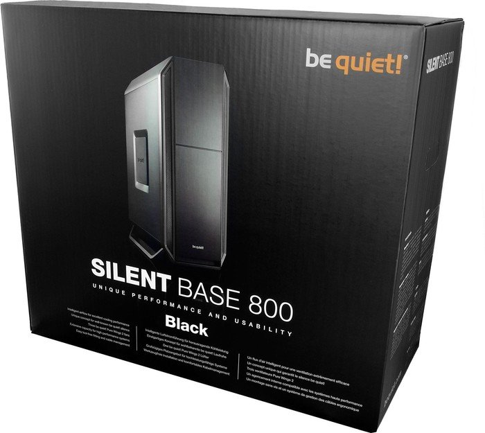 be quiet! Silent Base 800 schwarz, schallgedämmt