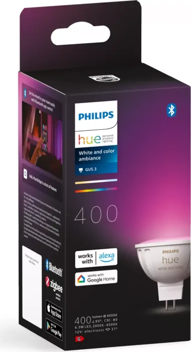 Philips Hue White and Color Ambiance 400 LED-Spot GU5.3 6.3W