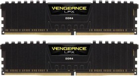 Corsair Vengeance LPX schwarz DIMM Kit 16GB, DDR4-3000, CL15-17-17-35 (CMK16GX4M2B3000C15)