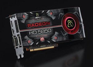 XFX Radeon HD 5850 725M AMD-Design, 1GB GDDR5, 2x DVI, HDMI, DP