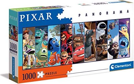 Clementoni 39610, Disney Pixar Panorama Puzzle for Children and Adults -  1000 Pieces, Ages 10 Years Plus