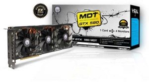 KFA2 MDT X4 GeForce GTX 580 EXOC, 1.5GB GDDR5, 3x mini HDMI, DP