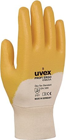 Uvex 60147 Orange - Weiß Baumwolle (6014710)