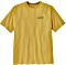 Patagonia P-6 logo Responsibili-Herbata Shirt krótki rękaw milled yellow (męskie) (38504-MILY)