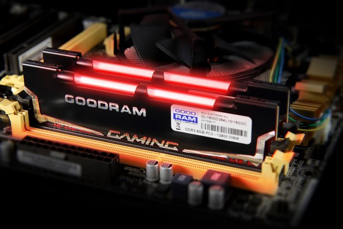 goodram LEDLight DIMM 4GB, DDR3-2400, CL11-13-13-35