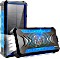 DJROLL Qi Wireless Solar Powerbank 36000mAh schwarz/blau