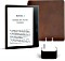 Amazon Kindle Oasis 10. Gen Gold 32GB, without Advertising, Essentials Bundle Premium-leather Braun
