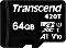 Transcend 420T R95/W25 microSDXC 64GB, UHS-I U1, A1, Class 10 (TS64GUSD420T)