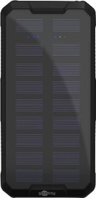 Wentronic Outdoor Schnelllade-Powerbank mit Solar 20000mAh schwarz