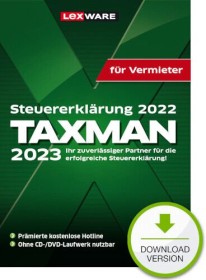 Lexware Taxman 2023 für Vermieter, ESD (deutsch) (PC) (06860-2014)