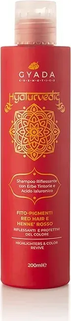 Gyada Cosmetics Hyalurvedic Rotes Haar Farbglanz-Shampoo, 200ml
