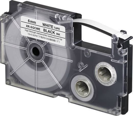 Casio XR-6GCWE taśma do drukarek 6mm, czarny/biały