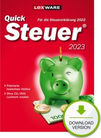 Lexware QuickSteuer 2023, ESD (deutsch) (PC)