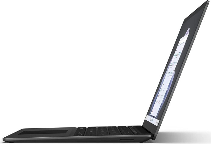 Microsoft Surface Laptop 5 13.5", Mattschwarz, Core i5-1245U, 16GB RAM, 512GB SSD, FR, Business