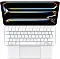 Apple Magic Keyboard, KeyboardDock für iPad Pro 13" (M4), weiß, DE (MWR43D/A)