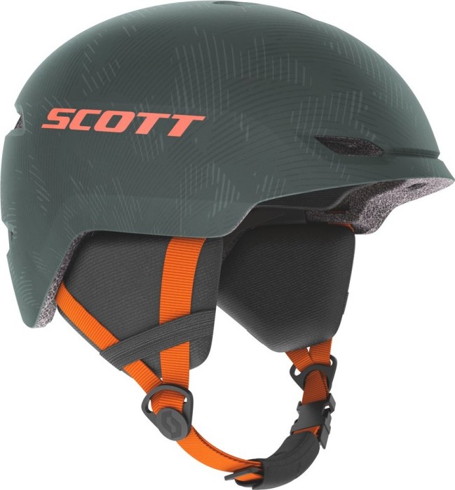 Scott Keeper 2 Helm sombre green/pumpkin orange (Junior)