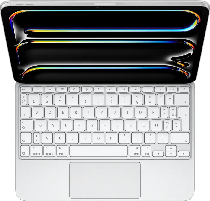 Apple Magic keyboard, KeyboardDock do iPada Pro 11" (M4), biały, FR