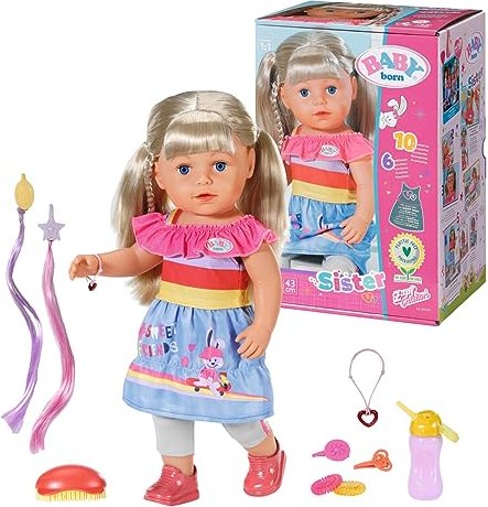Puppenkleidung,Kleid für 43 cm Puppen zB für Baby Born Puppenzubehör Spielzeug 