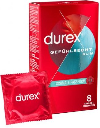 Durex Fetherlite Slim, 8 sztuk