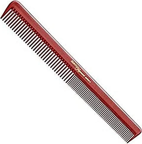 Hercules Sägemann C6 Haarschneidekamm – Rot, Deltaform, Für Präzise Faconschnitte