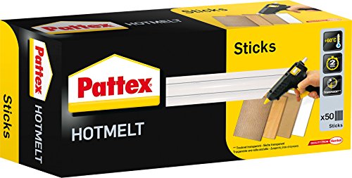 Pattex Hot Sticks Heißklebepatronen, 50 Stück