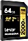 Lexar Professional 2000x R300/W260 SDXC 64GB Kit, UHS-II U3, Class 10 Vorschaubild