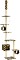 vidaXL Katzenbaum mit Sisal-Kratzsäulen 260cm beige Pfoten-Muster (170535)