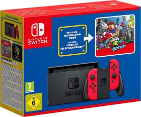 Nintendo Switch - Super Mario Odyssey Bundle - Super Mario Bros. Film Edition rot