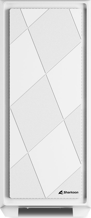 Sharkoon VS8 RGB White, biały, szklane okno