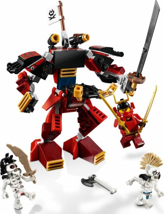 Lego Ninjago Samurai Roboter mit Ninjago Figur Nya aus Set 70665 Neu unbespielt 