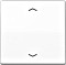 Jung Serie AS Wippe mit Pfeilsymbolen, alpinweiß (AS 591 P WW)