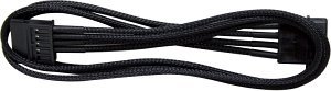 NZXT adapter zasilający SATA 4-Pin [IDE] na 15-Pin [SATA] 20cm, sleeved czarny