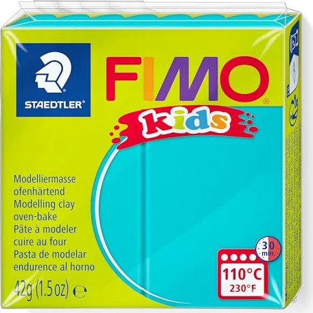 3 Stck. gesamt 126 g gelb Staedtler Fimo Kids 42g Verpackungsfehler Aufdruck 