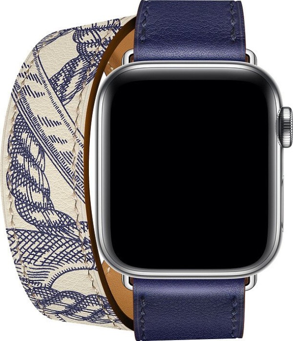 Apple Apple Watch Hermès 40mm Encre/Béton Swift Leather Double