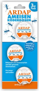 Ardap Care - ARDAP Ameisen Köderdose 3er Pack, 3 Dosen