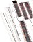Hama 10x4 stripes 24x36mm Pergaminnegative sleeves, 25 pieces (2252)