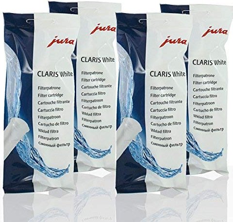 Wasserfilte 4x  Filterpatrone ersetzt Jura Claris White für Jura Vollautomaten 