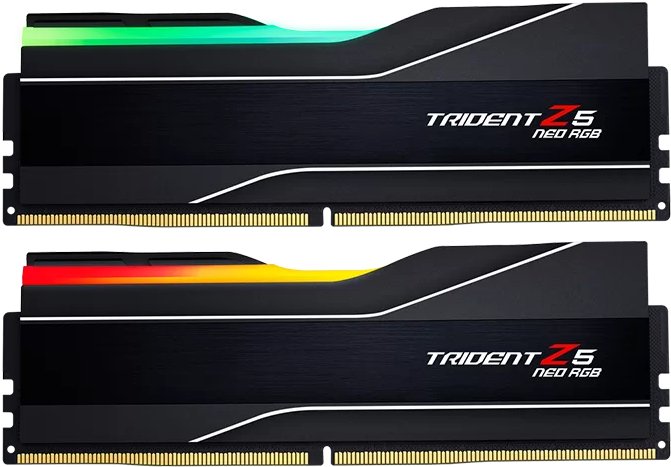 G.Skill Trident Z5 NEO RGB czarny DIMM Kit 32GB, DDR5-6000, CL30-38-38-96, on-die ECC