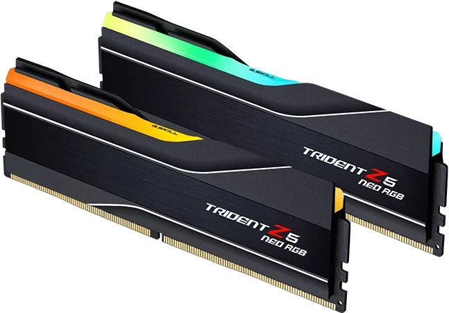G.Skill Trident Z5 NEO RGB czarny DIMM Kit 32GB, DDR5-6000, CL30-38-38-96, on-die ECC