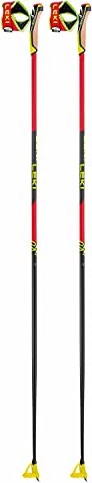 Leki PRC 750 Langlauf Skistock bright red/neonyellow/black
