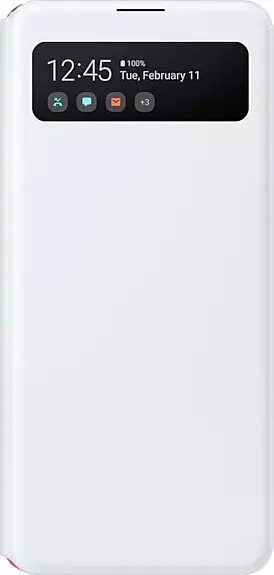 Samsung S-View Wallet Cover für Galaxy A41 weiß