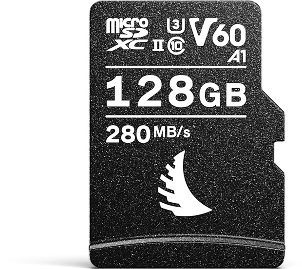 Angelbird AV PRO microSD V60 R280/W160 microSDXC 128GB Kit, UHS-II U3, A1, Class 10