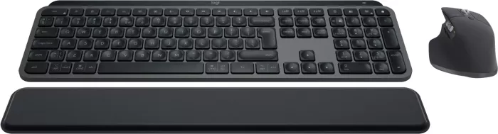 Logitech MX Keys S Combo Graphite, czarny, Logi Bolt, USB/Bluetooth, US