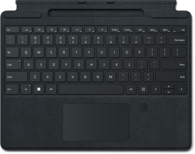 Microsoft Surface Pro Signature Keyboard schwarz, mit Fingerabdruck-ID, DE, Business