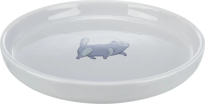 Trixie Keramiknapf Katzengesicht – 0,25 L, 12 Cm – Spülmaschinenfest & Kippstabil